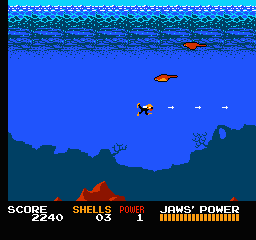 Jaws (USA) In game screenshot